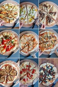 Pizza napolitaine - Différentes garnitures pour pizza