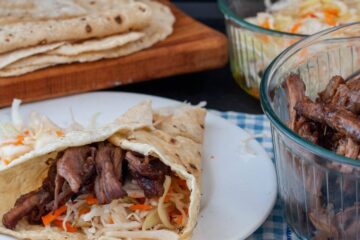 Porc effiloché à l'autocuiseur - en-tête