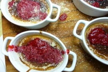 Pudding au chocolat blanc - en-tête