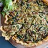 Quiche aux courgettes et aux champignons - en-tête