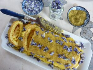 Recette de génoise pour roulé suisse - Gâteau roulé prêt à servir