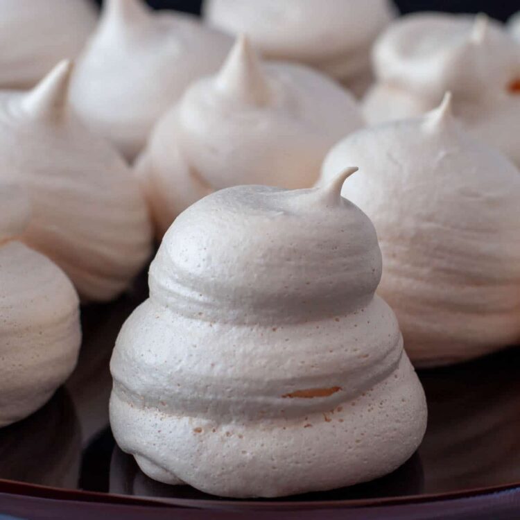 Recette de mini-meringues - en-tête