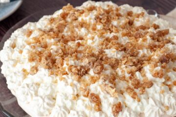 Recette de pavlova à la crème de marrons - en-tête