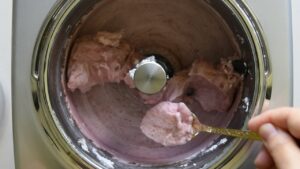 Recette de sorbetto sicilien aux myrtilles - déguster le sorbet bien pris