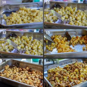 Recette facile de girolles - Cuisson des pommes au four