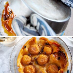 Recette facile de tarte Tatin aux pêches - Démouler la tarte tatin