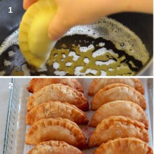 Rissole à la Dauphine - Friture dans l'huile chaude