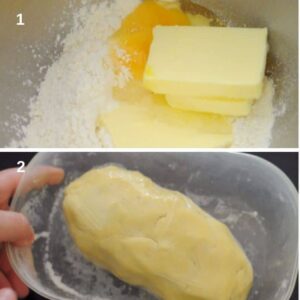 Rissole à la Dauphine - Préparation de la pâte
