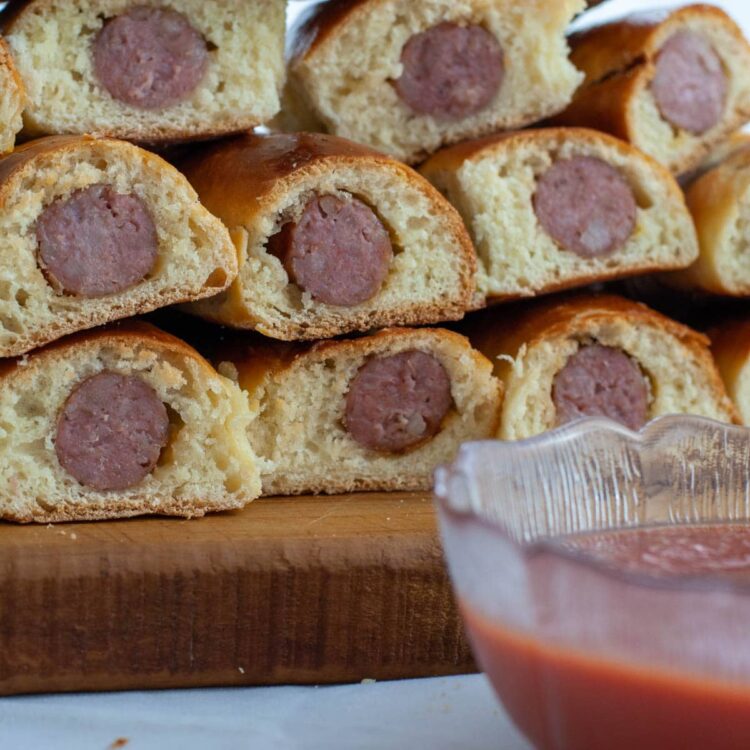 Roulés de saucisse en pâte briochée - en-tête