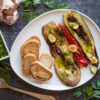Salade de légumes d'été grillés - en-tête