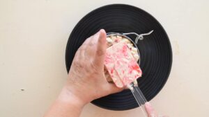 Salade russe, Insalata Russa - remplir le cercle de salade