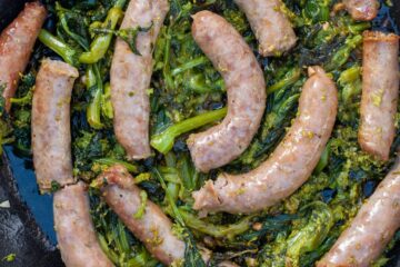 Saucisses et friarielli - en-tête