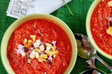 Soupe fraîche de tomates, salmorejo - en-tête