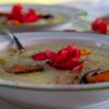 Soupe italienne de chayote aux moules - en-tête