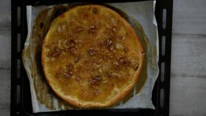 Tarte aux pommes plus rapide et plus facile qu'une tarte française - Laisser tiédir sur la plaque