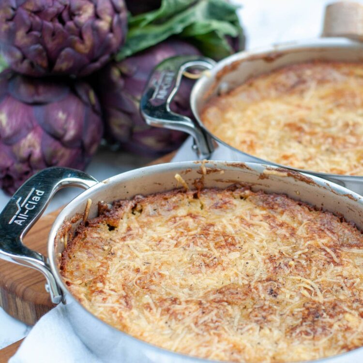 Tartinade chaude aux artichauts, au parmesan et à l'ail - en-tête