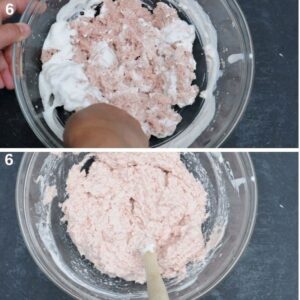 Terrine facile de jambon à tartiner - Incorporer délicatement la crème fouettée
