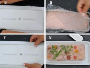 Terrine facile de jambon à tartiner - Retourner et retirer le film