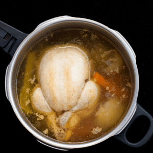 Wraps sains au poulet - Poulet bouilli dans son bouillon